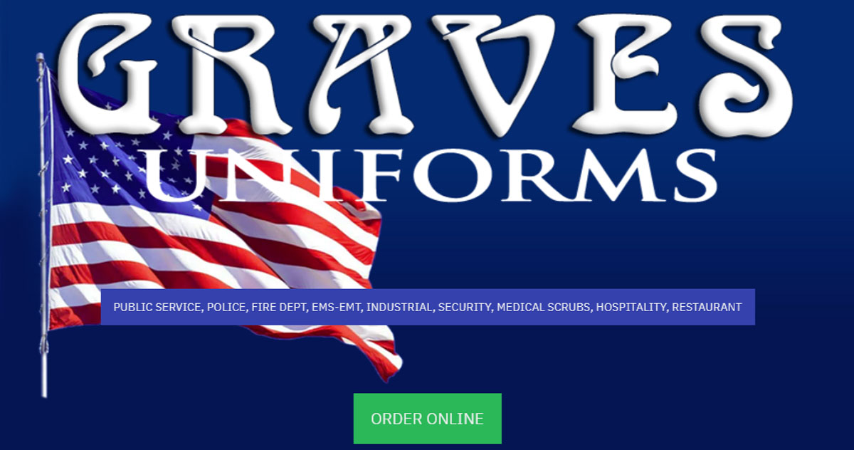 gravesuniforms.com logo