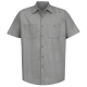 Men's Industrial Poplin Shirts Short Sleeve