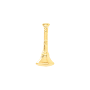 Fireman Cut-Out Bugle Pins - 1 Bugle (Lieutenant)