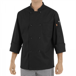 Double Breasted Black Chef Coat Double Breasted Black Chef Coat