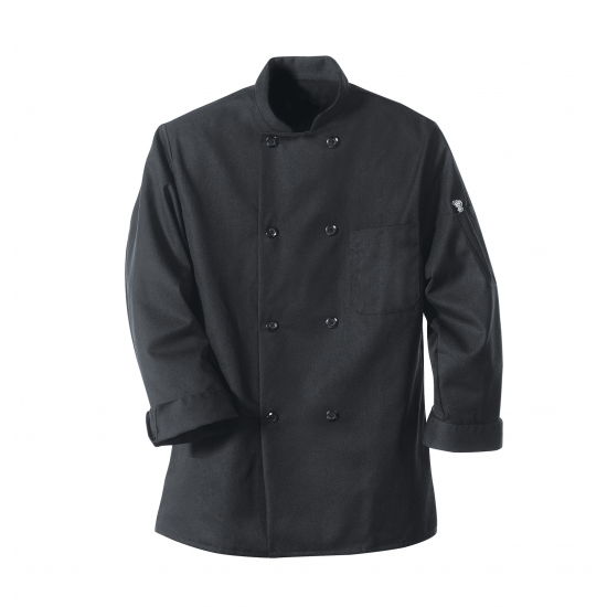 Double Breasted Black Chef Coat