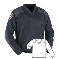 Blauer 225 Fleece Lined V-Neck Sweater